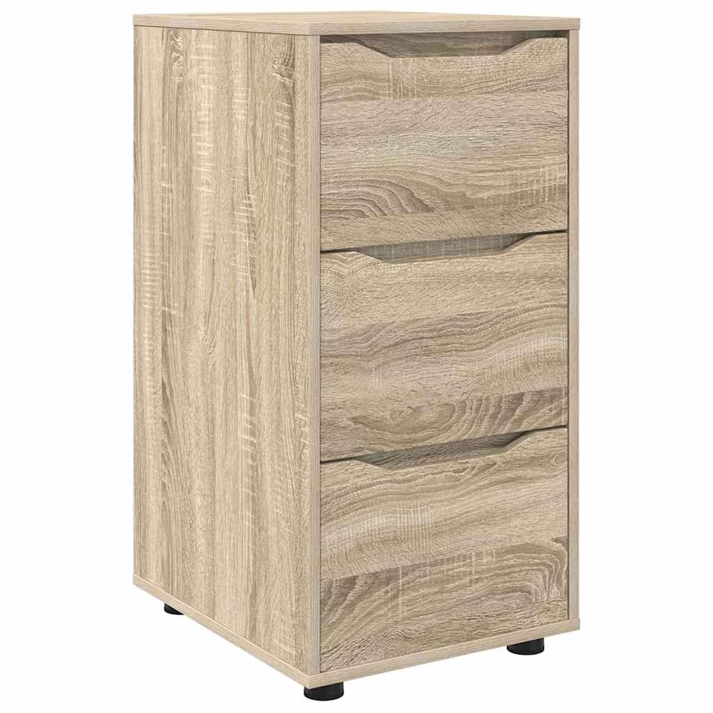 VidaXL Opbergkast Sonoma Eiken 40 x 48 x 81 cm Bewerkt hout