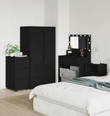 VidaXL Opbergkast Zwart 40 x 48 x 81 cm Bewerkt hout