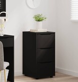 VidaXL Opbergkast Zwart 40 x 48 x 81 cm Bewerkt hout