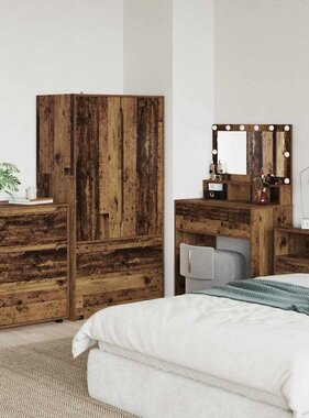 VidaXL Opbergkast Oud Hout 60 x 48 x 81 cm Bewerkt hout