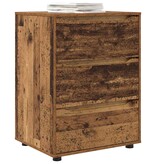 VidaXL Opbergkast Oud Hout 60 x 48 x 81 cm Bewerkt hout