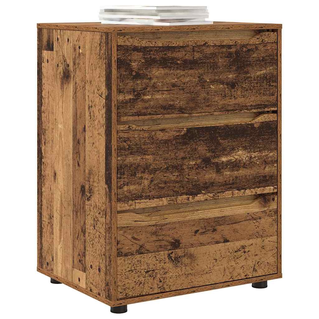 VidaXL Opbergkast Oud Hout 60 x 48 x 81 cm Bewerkt hout