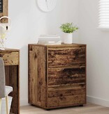 VidaXL Opbergkast Oud Hout 60 x 48 x 81 cm Bewerkt hout