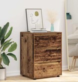 VidaXL Opbergkast Oud Hout 60 x 48 x 81 cm Bewerkt hout