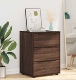 VidaXL Opbergkast Bruin Eiken 60 x 48 x 81 cm Bewerkt hout