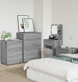 VidaXL Opbergkast Grijs Sonoma 60 x 48 x 81 cm Bewerkt hout