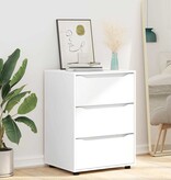 VidaXL Opbergkast Wit 60 x 48 x 81 cm Bewerkt hout