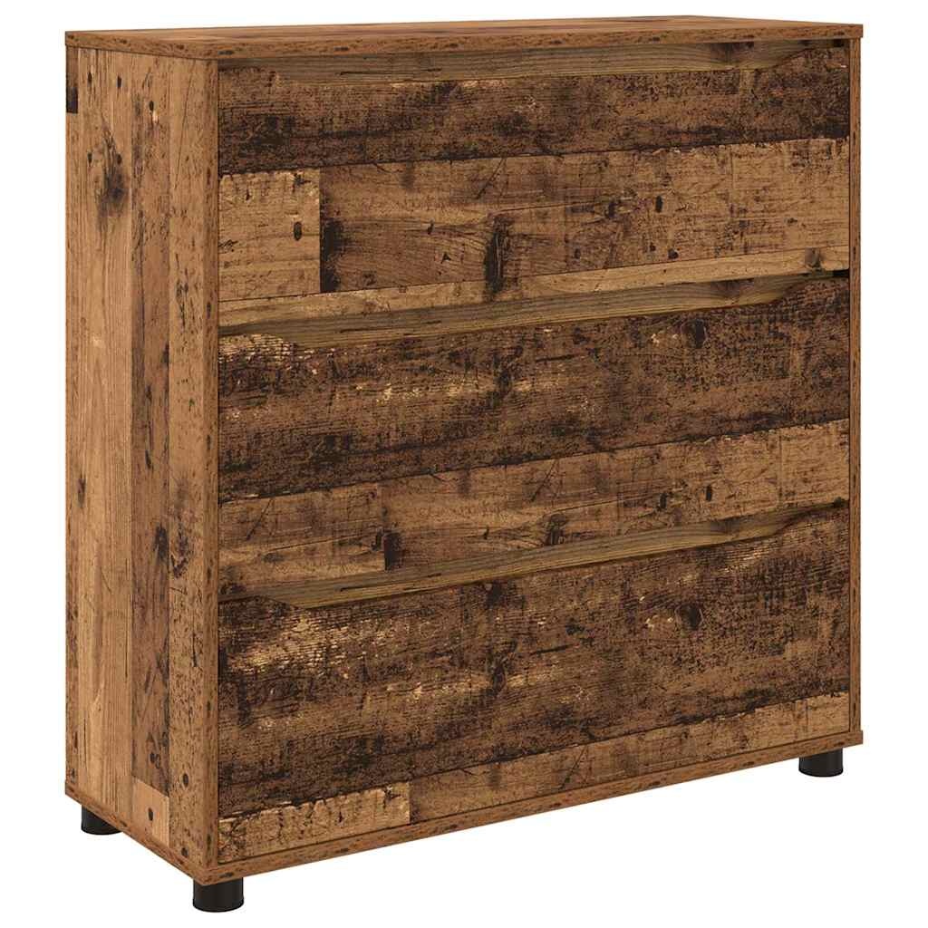 VidaXL Opbergkast Oud Hout 80 x 31 x 81 cm Bewerkt hout