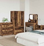 VidaXL Opbergkast Oud Hout 80 x 31 x 81 cm Bewerkt hout