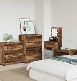 VidaXL Opbergkast Oud Hout 80 x 31 x 81 cm Bewerkt hout