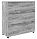 VidaXL Opbergkast Grijs Sonoma 80 x 31 x 81 cm Bewerkt hout