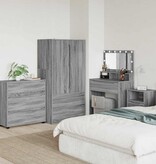 VidaXL Opbergkast Grijs Sonoma 80 x 31 x 81 cm Bewerkt hout