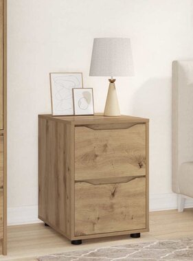 VidaXL Opbergkast Artisan Eiken 40 x 48 x 57 cm Bewerkt hout