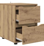 VidaXL Opbergkast Artisan Eiken 40 x 48 x 57 cm Bewerkt hout