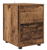 VidaXL Opbergkast Oud Hout 40 x 48 x 57 cm Bewerkt hout
