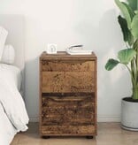 VidaXL Opbergkast Oud Hout 40 x 48 x 57 cm Bewerkt hout