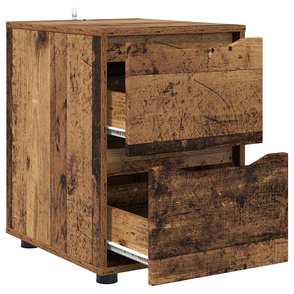 VidaXL Opbergkast Oud Hout 40 x 48 x 57 cm Bewerkt hout