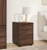 VidaXL Opbergkast Bruin Eiken 40 x 48 x 57 cm Bewerkt hout