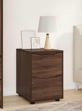 VidaXL Opbergkast Bruin Eiken 40 x 48 x 57 cm Bewerkt hout