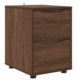 VidaXL Opbergkast Bruin Eiken 40 x 48 x 57 cm Bewerkt hout