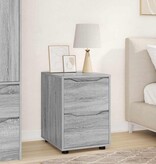 VidaXL Opbergkast Grijs Sonoma 40 x 48 x 57 cm Bewerkt hout