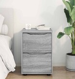 VidaXL Opbergkast Grijs Sonoma 40 x 48 x 57 cm Bewerkt hout