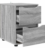 VidaXL Opbergkast Grijs Sonoma 40 x 48 x 57 cm Bewerkt hout
