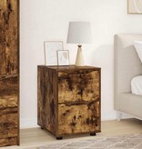 VidaXL Opbergkast Gerookt eiken 40 x 48 x 57 cm Bewerkt hout