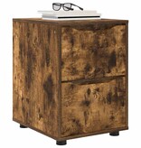 VidaXL Opbergkast Gerookt eiken 40 x 48 x 57 cm Bewerkt hout