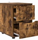 VidaXL Opbergkast Gerookt eiken 40 x 48 x 57 cm Bewerkt hout