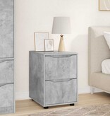 VidaXL Opbergkast Beton Grijs 40 x 48 x 57 cm Bewerkt hout