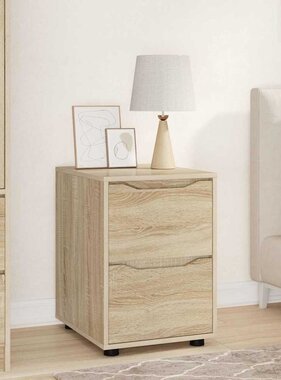 VidaXL Opbergkast Sonoma Eiken 40 x 48 x 57 cm Bewerkt hout