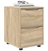VidaXL Opbergkast Sonoma Eiken 40 x 48 x 57 cm Bewerkt hout