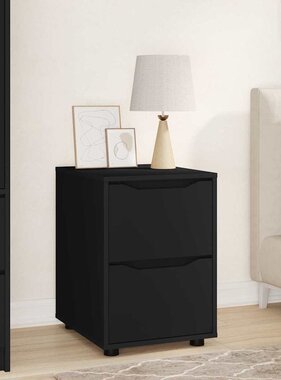 VidaXL Opbergkast Zwart 40 x 48 x 57 cm Bewerkt hout