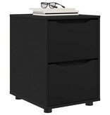 VidaXL Opbergkast Zwart 40 x 48 x 57 cm Bewerkt hout