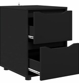 VidaXL Opbergkast Zwart 40 x 48 x 57 cm Bewerkt hout