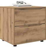 VidaXL Opbergkast Artisan Eiken 60 x 48 x 57 cm Bewerkt hout