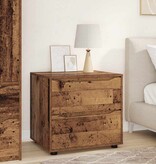VidaXL Opbergkast Oud Hout 60 x 48 x 57 cm Bewerkt hout