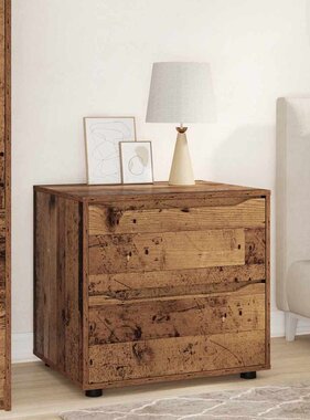 VidaXL Opbergkast Oud Hout 60 x 48 x 57 cm Bewerkt hout