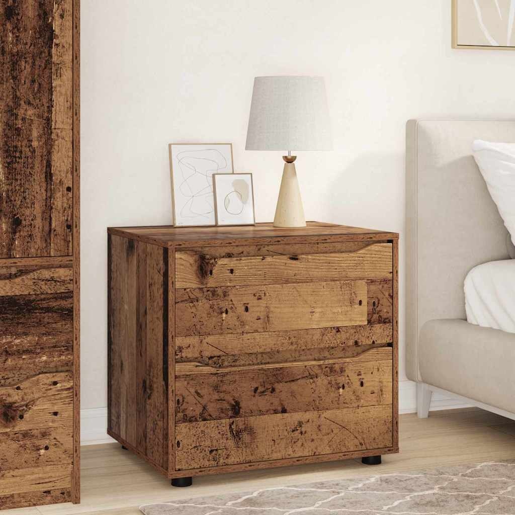 VidaXL Opbergkast Oud Hout 60 x 48 x 57 cm Bewerkt hout