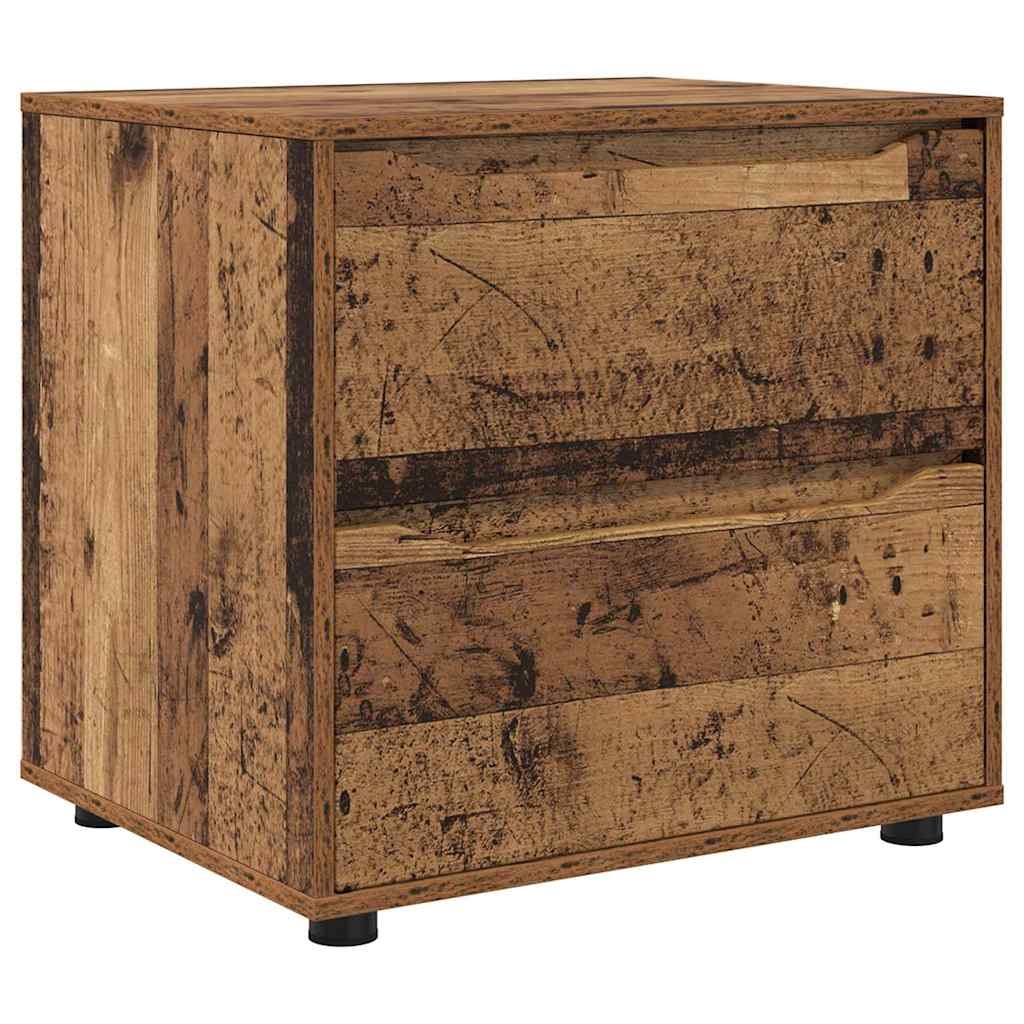 VidaXL Opbergkast Oud Hout 60 x 48 x 57 cm Bewerkt hout