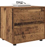 VidaXL Opbergkast Oud Hout 60 x 48 x 57 cm Bewerkt hout