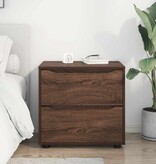 VidaXL Opbergkast Bruin Eiken 60 x 48 x 57 cm Bewerkt hout