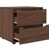 VidaXL Opbergkast Bruin Eiken 60 x 48 x 57 cm Bewerkt hout