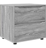 VidaXL Opbergkast Grijs Sonoma 60 x 48 x 57 cm Bewerkt hout