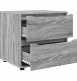 VidaXL Opbergkast Grijs Sonoma 60 x 48 x 57 cm Bewerkt hout