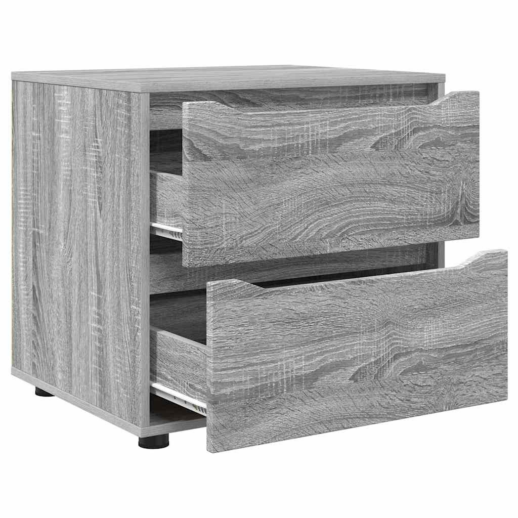 VidaXL Opbergkast Grijs Sonoma 60 x 48 x 57 cm Bewerkt hout