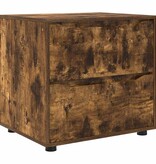 VidaXL Opbergkast Gerookt eiken 60 x 48 x 57 cm Bewerkt hout