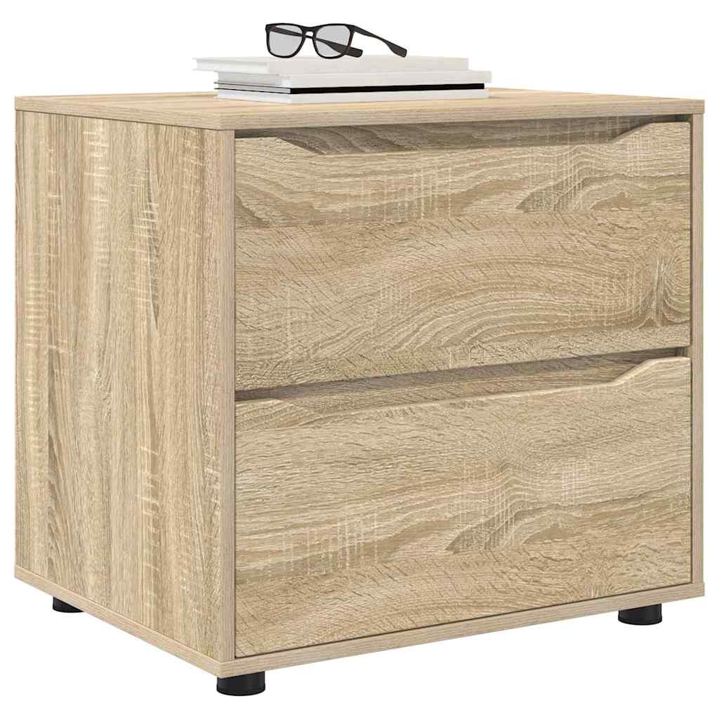 VidaXL Opbergkast Sonoma Eiken 60 x 48 x 57 cm Bewerkt hout