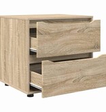 VidaXL Opbergkast Sonoma Eiken 60 x 48 x 57 cm Bewerkt hout